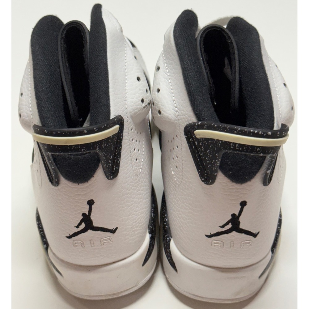 Air Jordan 6 Retro Oreo White Black Speckled Sneakers Mens Size 10 - Picture 3 of 7